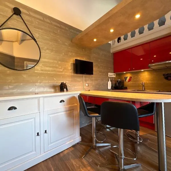 Cozy studio Beuil, chambre mezzanine, hotel em Beuil