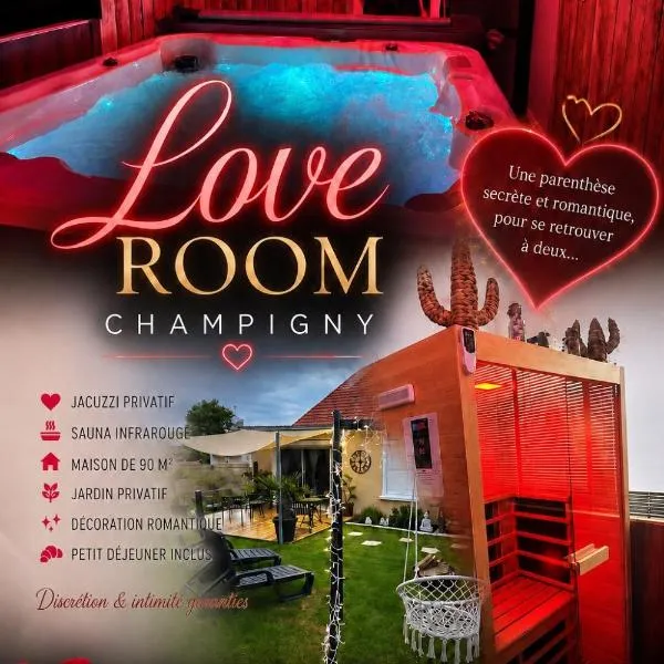 La Maison des Plaisirs Love room, hotelli kohteessa Champigny-sur-Yonne
