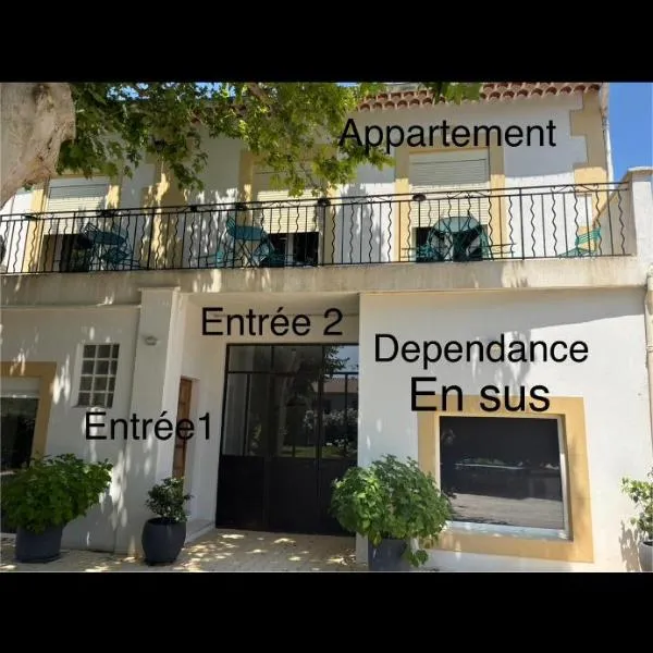 Mas au coeur du luberon - appartement 1 chambre plus dépendance 4 pers, ξενοδοχείο στο Cavaillon
