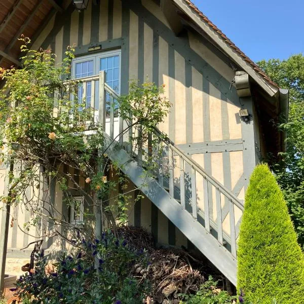 L'Ecrin Normand appartement avec jardin comportant 2 lits 2 places et 1 lit 1 place, hotel u gradu Cambremer