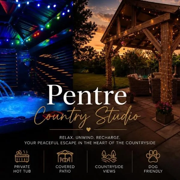 Pentre Country Studio، فندق في ريكسهام