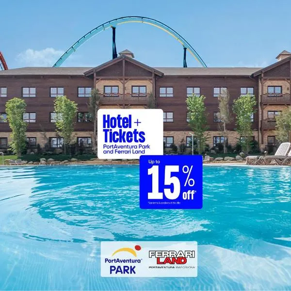 PortAventura Hotel Colorado Creek - Includes unlimited access to PortAventura Park & 1 access to Ferrari Land, hotell i Salou