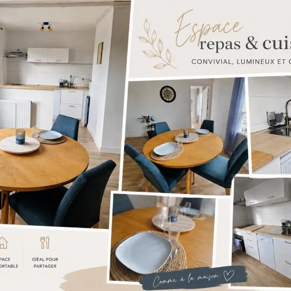 Appartement face gare, neuf, calme, parking,، فندق في Lamballe Armor