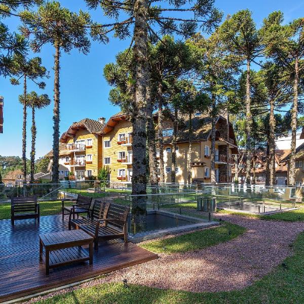 Apto LINDO com lareira, piscina aquecida e jacuzzi - Foto 2