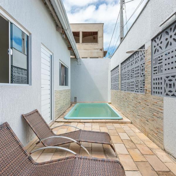 Casa 2 Qtos + piscina e churrasqueira priv - 162