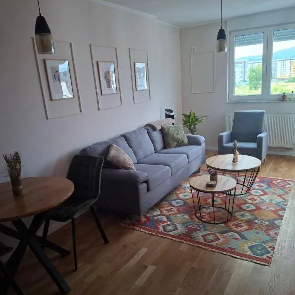 Modern apartment, hotell i Sarajevo