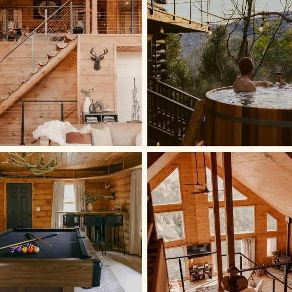 Julian में, होटल Award-Winning A-Frame with Cedar Hot Tub and Views