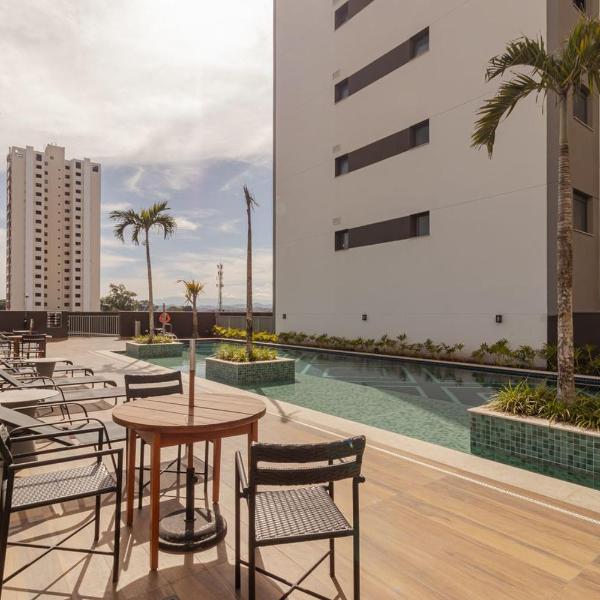 Apto com Piscina e Sauna perto do Thermas do Vale