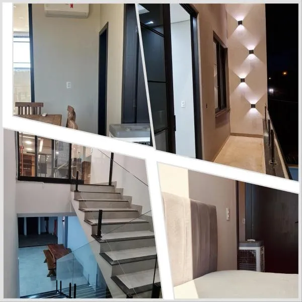Flat com Ar Condicionado e Wi-Fi, Ambiente Familiar Ideal para Casais e Trabalho, hotel in Rio Verde