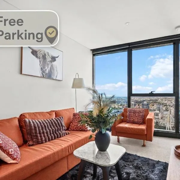 Level 43 Water Views - 2BR - Sleeps 6 & Baby Stay – hotel w mieście Brisbane