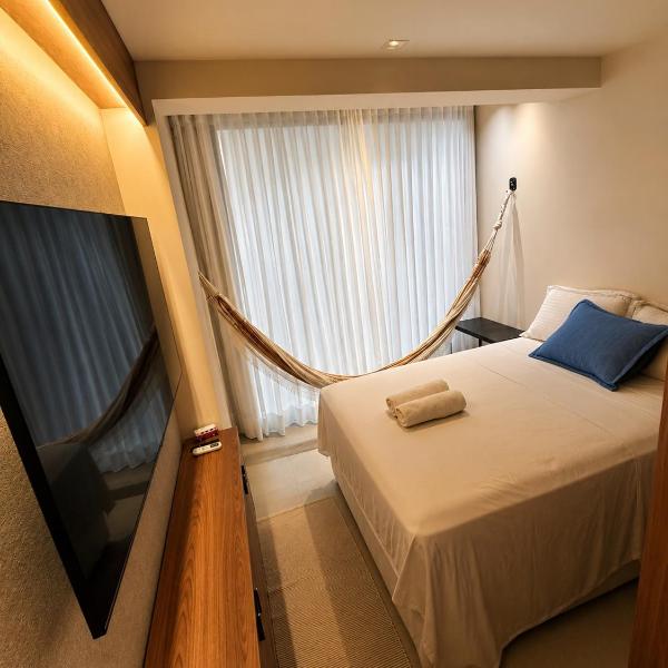 Genius Loft Charmoso na Praia Rooftop com Piscina