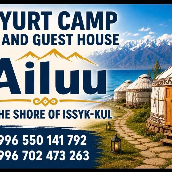 Guest house and Yurt camp "Ailuu", hotell i Tong