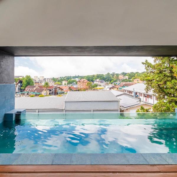 Sua hospedagem com academia e piscina no Centro de Canela - Foto 2