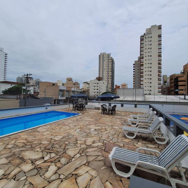 Apartamento 3 Dormitórios / Praia Enseada Guarujá, Piscina, Vista ao fundo e sol da manhã!. - Foto 4