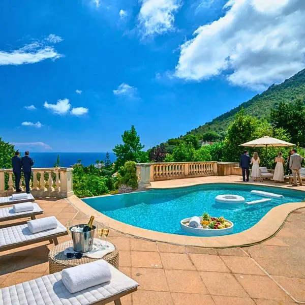 VILLA HORIZON - 5min from Monaco - A bird's-eye view of Monaco and Mediterranean - Ideal Groups & Families - Parking - Private Garden - Calm, hotel sa Fontvieille