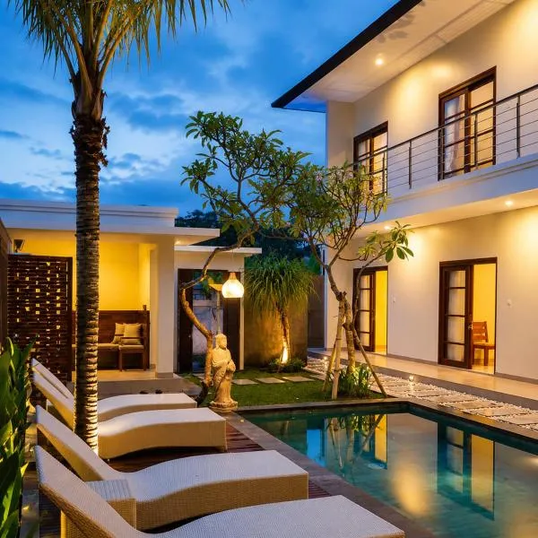 Puri Warung Guest House with Pool in Canggu, hotel di Tumbak Bayuh
