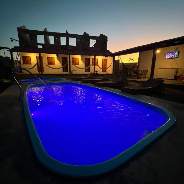 Suíte Adam 4 em Caraíva com Piscina 900m da Vila