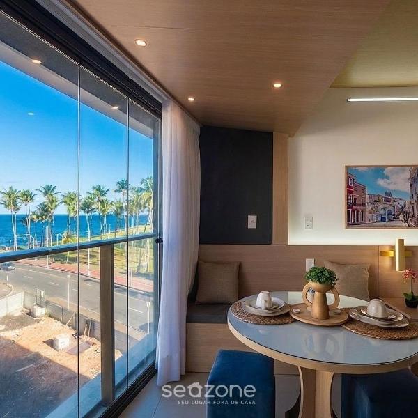Studio em Cond. c/ piscina a 480m do Farol SPB0407