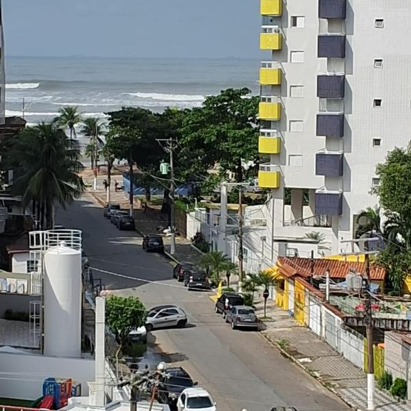 Apartamento novo vista do mar 64m2 2 dorms Wi-fi estacionamento grátis Praia Grande Mirim - Foto 3
