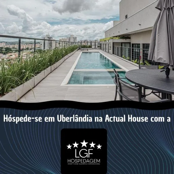 Estúdio Basic Mobiliado próximo a UFU Santa Mônica - Actual House - LGF, hotel u gradu Uberlandija