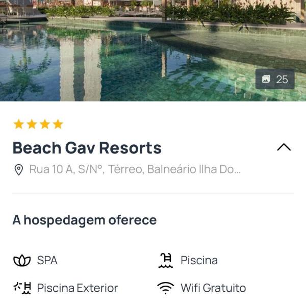 Beach GAV Resorts Salinas Beach