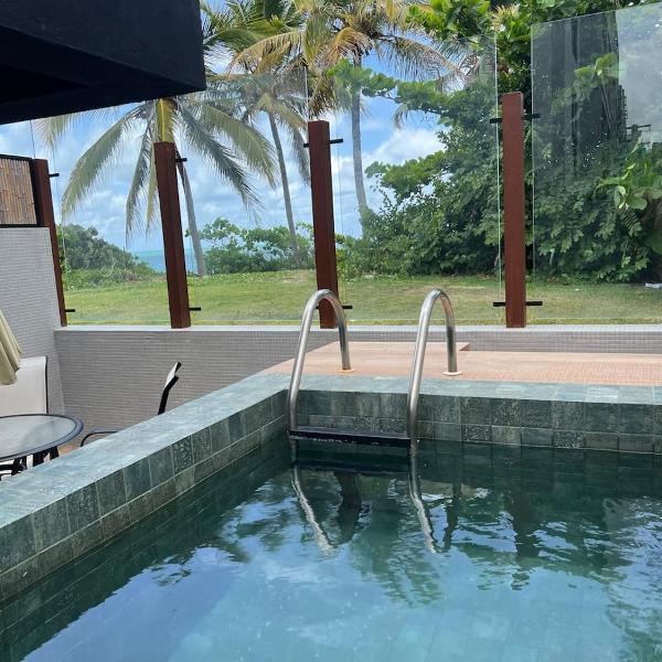 Restinga 03 Realy · Moderno flat pé na areia com piscina privativa