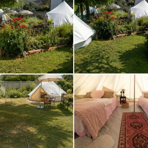 GLAMPING YURTAS, CAMP, RoseArt Resort, hotel i Mrše