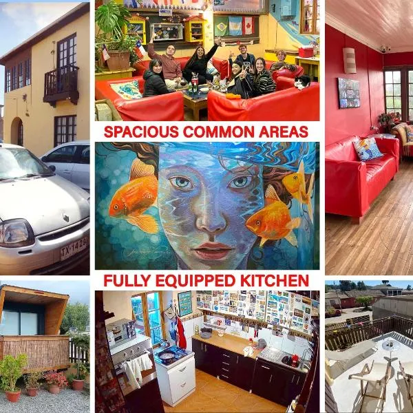 Kuyen Hostel & Tiny Houses, hotel em Pichilemu