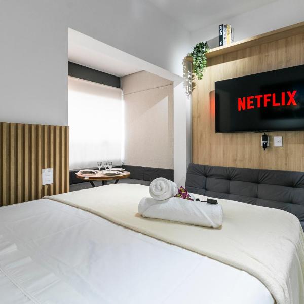Studio Luxuoso - Metrô Vila Matilde - Fácil acesso Neo Química Arena - Sou House - Foto 2