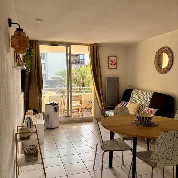 Studio vue mer, Piscine ,Parking, Rochelongue – hotel w Cap d'Agde