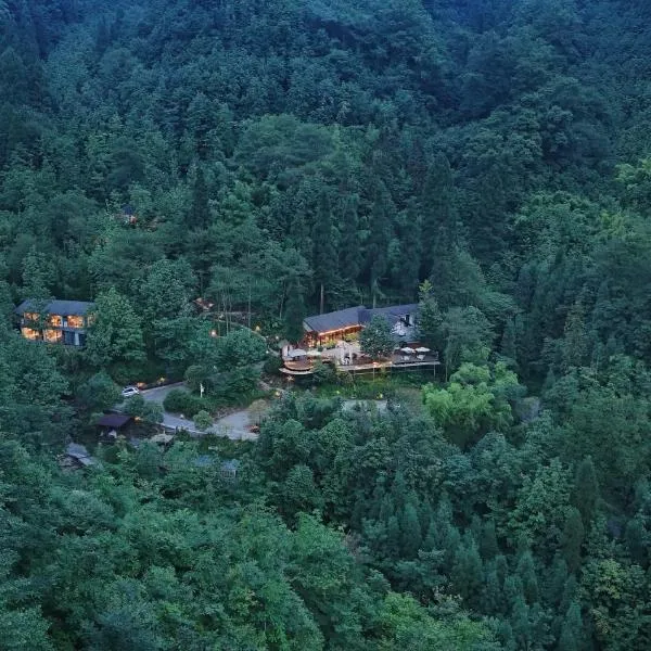 Dujiangyan Lucky Wild Mountain Forest Luxury Homestay, hotel Tucsiangjenben