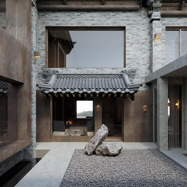 YANN壹岩古城民宿 Natural Wabi-Sabi, hotel sa Datong