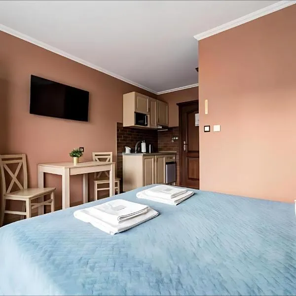 Willa Sichelscy - apartamenty i pokoje z aneksami kuchennymi - rabat 20 procent na Termy Szaflary oraz Gorący Potok oraz 15 procent rabatu na Bramę Gorce โรงแรมในเบียวีดูนาเยซ