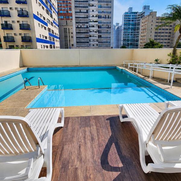 Ap com Churrasqueira Privativa - Piscina - Praia das Pitangueiras