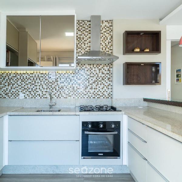 Apt prático 550m da praia Canasvieiras RTBA1361 - Foto 4