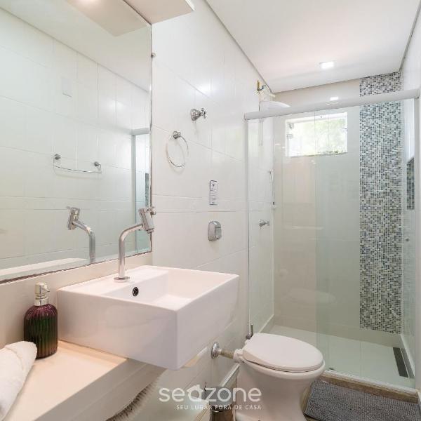 Apt prático 550m da praia Canasvieiras RTBA1361 - Foto 3