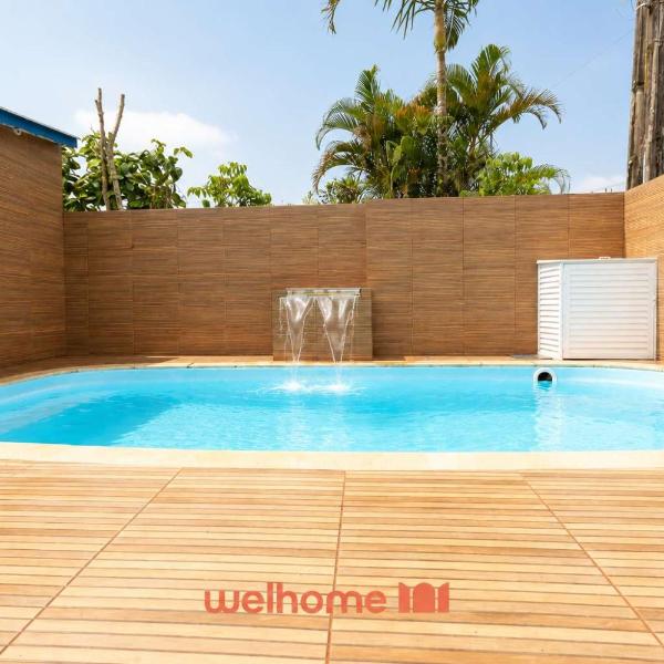 Casa em Itanhaém com piscina e churrasqueira