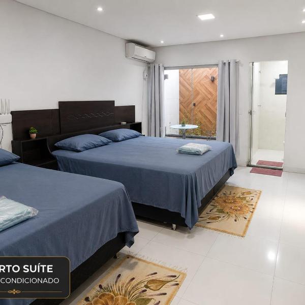 casa de temporada em Caldas Novas Go, com piscina de aquecimento solar e elétrico com , 4 quartos sendo 3 com ar condicionado e 3 banheiros , garagem para 5 carros - Foto 2