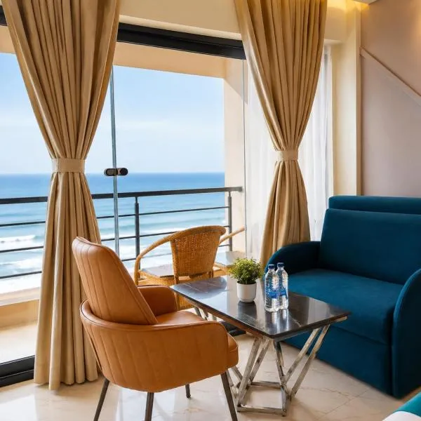 Wake Up To The Sound Of The Ocean Hotel Dreamland - Near Jagannath Temple - Beachfront Stay -All Rooms with Sea View & Private Balcony- Free Wi-Fi #Free Parking #Lift - Multi-Cuisine Restaurant - Spacious Luxury Rooms - One Of The Top-Rated Hotels In Puri photo 2