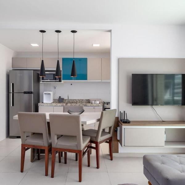 Apartamento Moderno com Ar Condicionado e Wi Fi Rapido a 500m da Praia do Forte - Foto 5