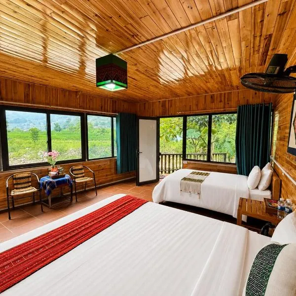 Muong Hoa Valley View Farmstay, hotel u Sapi