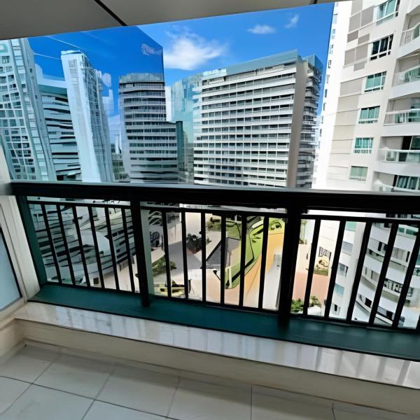 Flat privativo no Fusion - alto andar com A/C