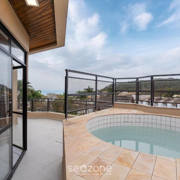 Apto c/ piscina e churrasq. a 150m do mar CND0204
