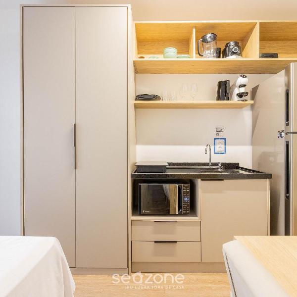 Studio c/ varanda 450m do Allianz Parque - DIO0507