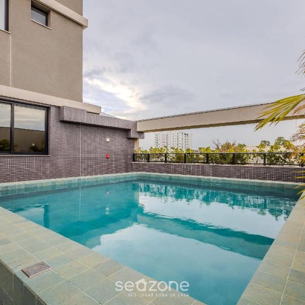 Apto 2Q completo em cond c/ piscina EPK0802