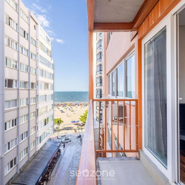Apto 3Q c/ varanda Vista Mar em BC MRD0051