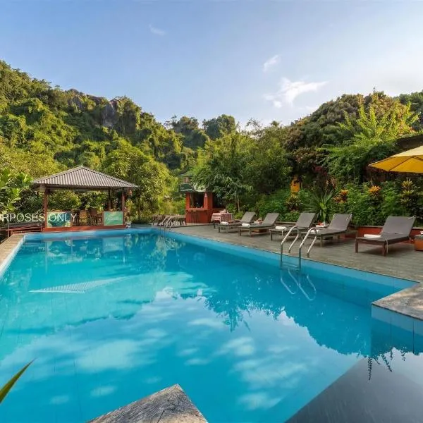 Catba Papillon Garden Bungalows & Resort، فندق في كات با