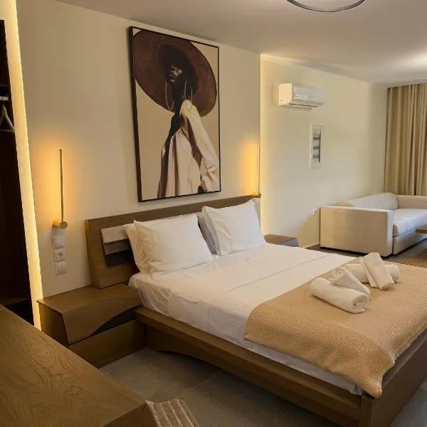 Melina Luxury Suites, Seaside Nests in Kourouta, hotell sihtkohas Kourouta