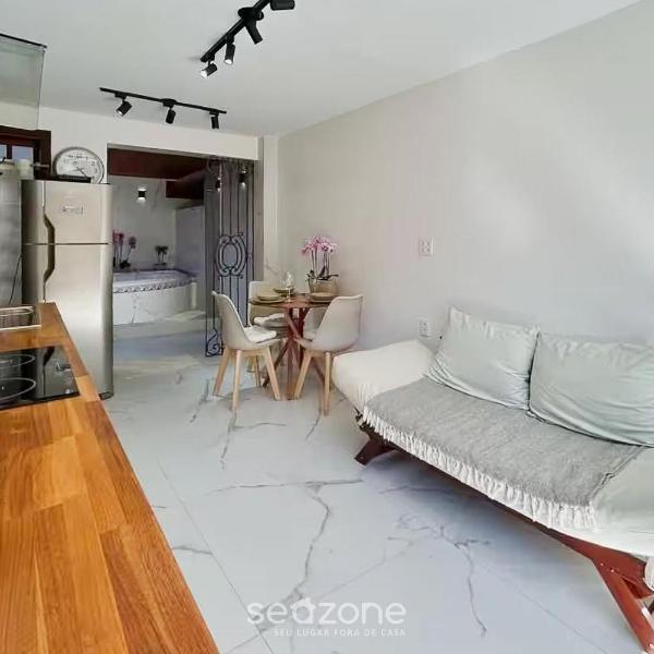 Apto c/ jacuzzi e jardim a 350m da Praia PSN002