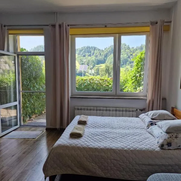 Zielona Przystań Apartament z widokiem na Pieniny, hotel din Jaworki